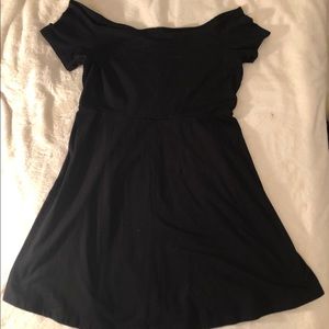 Black Off-the-Shoulder Dress